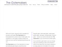 Tablet Screenshot of gatemakers.co.uk